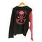 HELL CAT PUNKS  00S アクリル混 ナイロン ドクロ ニット Y2K レディース JPN:M